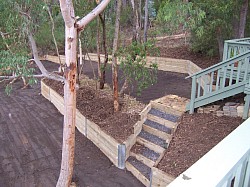 Levelling and retaining sleep slopes